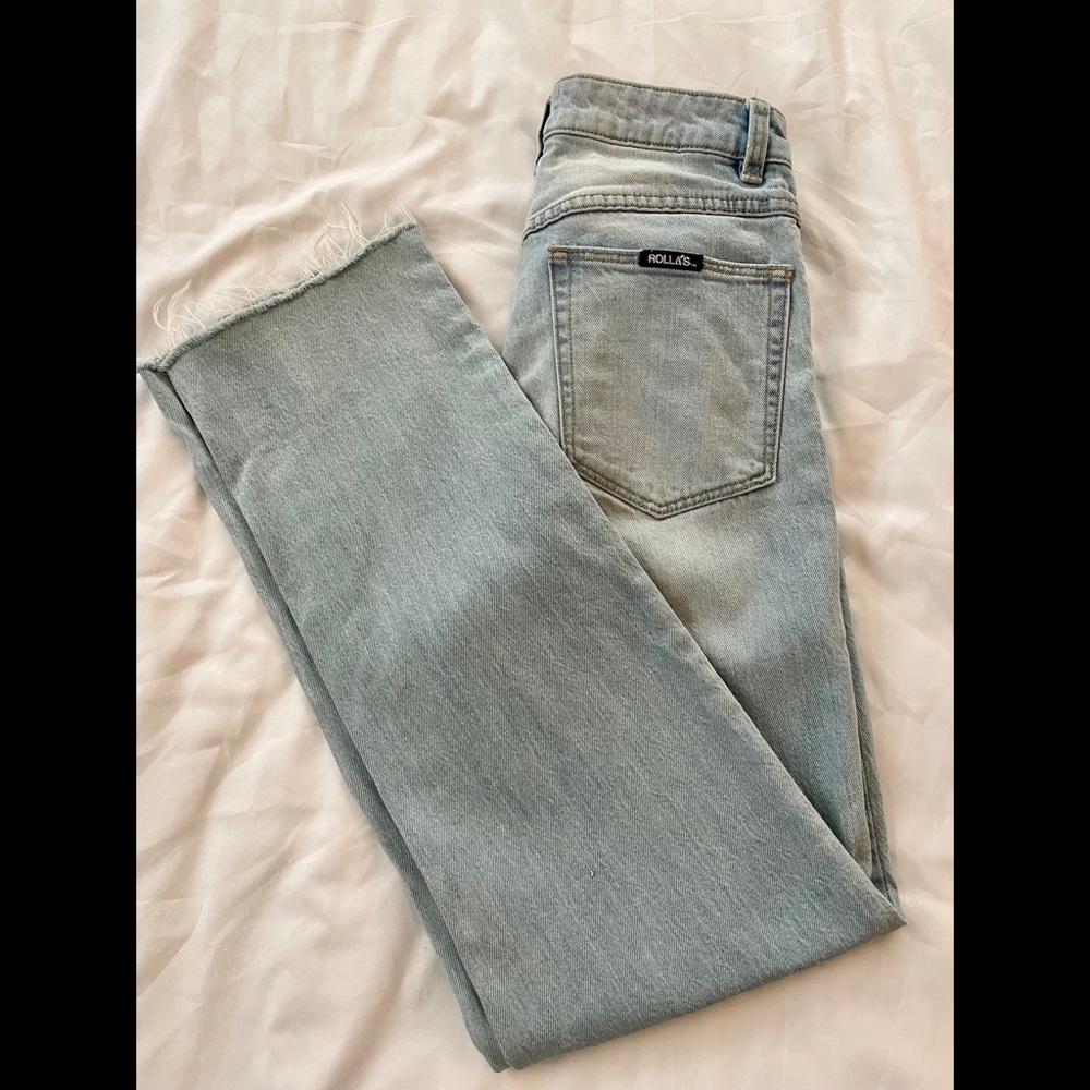 ROLLA’S High Rise Straight Jeans